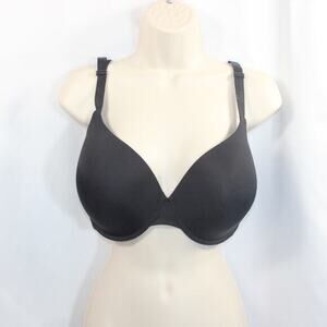 Victoria’s Secret Women’s Black Full Coverage T-Shirt Bra Underwire‎ 38DDD